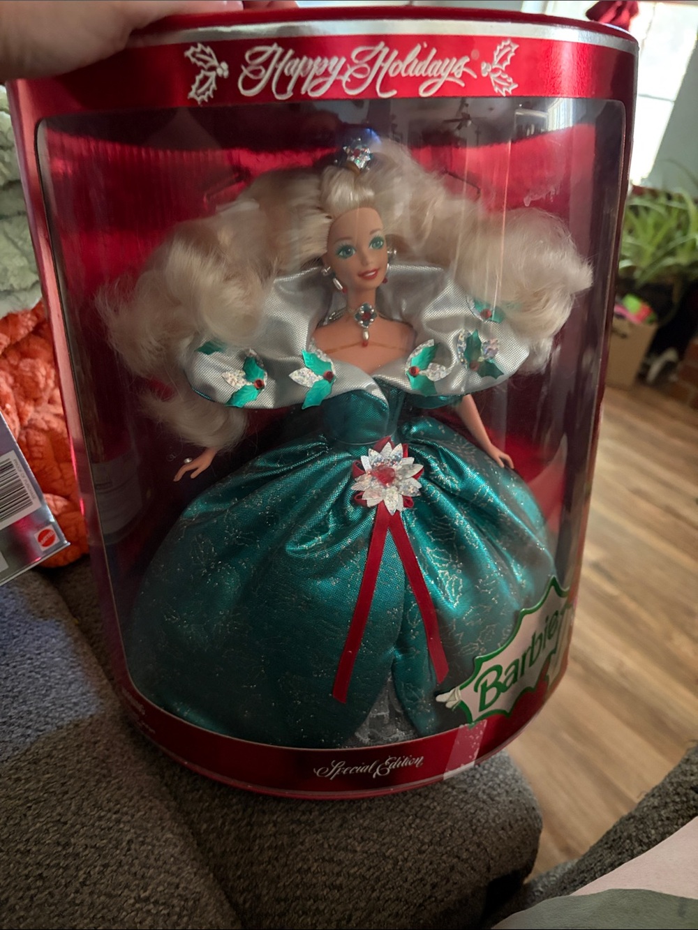 Barbie Teal and Red Holiday Special Edition Doll